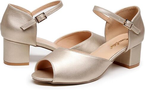VenusCelia Women's Easy Going Strap Pump Chunky Heeled Sandal in Saudi Arabia