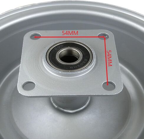 Redcap 9 "مجموعة حافة العجلات الخلفية لـ COLEMAN CT200U BT200X CT200UEX 196CC HESUN 200-3 200-7 AXIS M200 MINI BIKE مع محامل 6202RS (الفضة) in Saudi Arabia