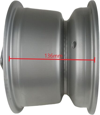 Redcap 9 "مجموعة حافة العجلات الخلفية لـ COLEMAN CT200U BT200X CT200UEX 196CC HESUN 200-3 200-7 AXIS M200 MINI BIKE مع محامل 6202RS (الفضة) in Saudi Arabia