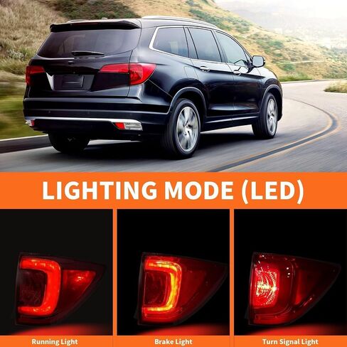 33500TG7A01 مجموعة ضوء الذيل الخارجي لا يتوافق مع الهالوجين مع Pilot 2016 2017 2018 Right Massenger Side Leach Lamp Lamp Wanillight HO2805107 in Kuwait