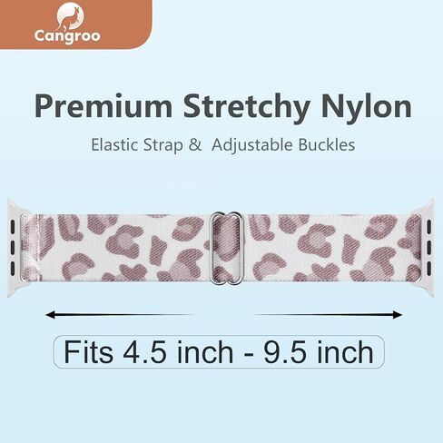 5 عبوات من حزام النايلون القابل للتمدد متوافق مع أحزمة ساعة Apple 40 مم 41 مم 42 مم 44 مم 45 مم 46 مم 49 مم 38 مم للنساء والرجال، حزام حلقة منفرد مرن مضفر لـ iWatch SE Ultra 2 1، السلسلة 10 9 8 7 6 5 4 3 2 1 in Kuwait