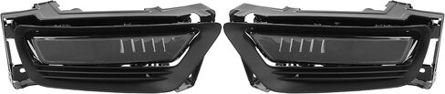 KUAFU Fog Light+Fog Light Bezel Compatible with 2013-2015 HONDA ACCORD 4DOOR W/Switch Bumper Driving Fog Lamps Replacement for 33900T2AA01 33950T2AA01 HO2592132 HO2593132 Smoke Lens in Saudi Arabia