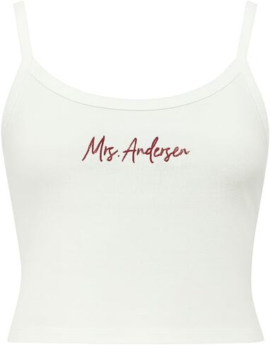 Embroidered Custom Bride Crop Top Personalized Mrs Tank Top Wifey Tshirt Bachelorette Shirts Bride Tank Tops for Women Wife of the Party Shirt Future Mrs Gifts Bachelorette Gifts for Bridesmaids in Saudi Arabia