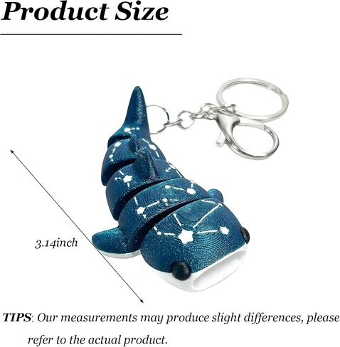 Cute Shark Keychain Bag Charms Purse Charms for Hangbags Backpacks Car Keys Accessories Ocean Fish Gift for Women Men in Saudi Arabia