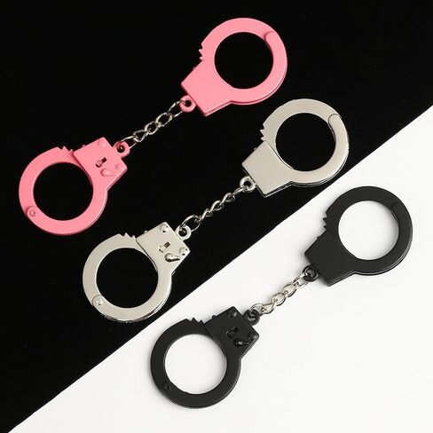 Poyamuse Mini الأصفاد المعدنية سلسلة المفاتيح الإبداعية Keyring in Saudi Arabia