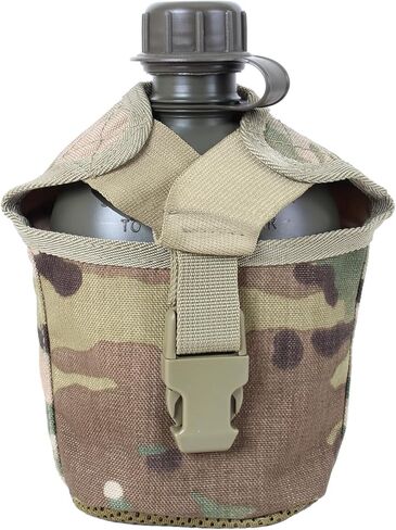 غطاء/غطاء مقصف سعة 1 لتر متوافق مع Rothco MOLLE، أسود in Saudi Arabia