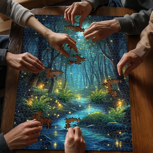 Impossible Puzzle for Adults 1000 Pieces, Rainbow Art Painting Difficult Puzzle, Colorful Gradient Jigsaw Puzzle, Hard Challenge Puzzle for Adults in Kuwait
