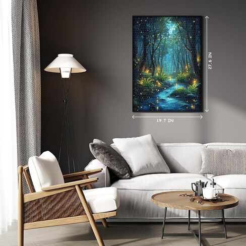 Impossible Puzzle for Adults 1000 Pieces, Rainbow Art Painting Difficult Puzzle, Colorful Gradient Jigsaw Puzzle, Hard Challenge Puzzle for Adults in Kuwait