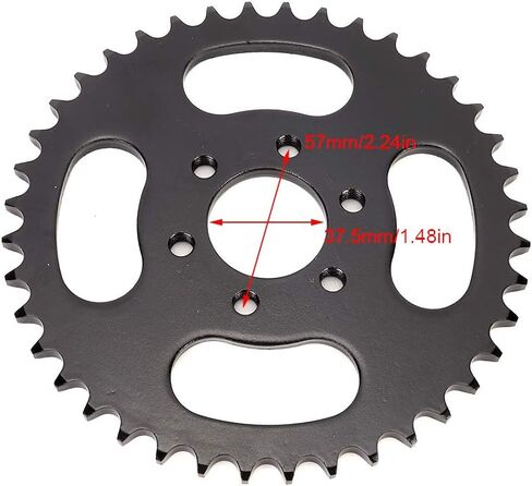 Chain Sprocket 428 Rear Sprocket Fits SUNL Roketa JCL NST 125 150 200 250cc Engineered Replacement Part for Power in Kuwait