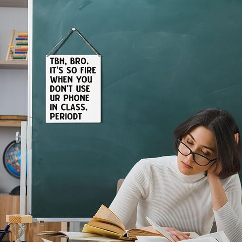 Funny Classroom Decor High School Classroom Decor Middle School Classroom Signs English Classroom Wall Decor Funny Decorations for Classroom 8 x 10 inches in Saudi Arabia