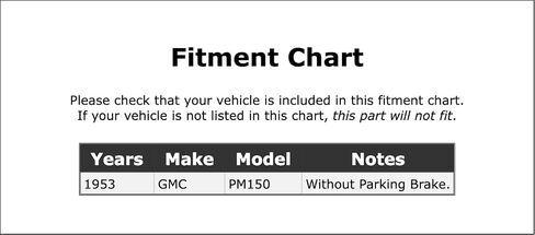 ختم النقل اليدوي الخلفي متوافق مع GMC PM150 1953 P-201020208 in Saudi Arabia