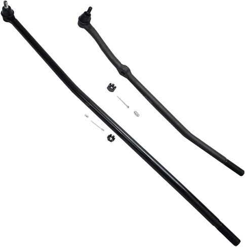 Detroit Axle - 4WD Front 6pc Tie Rods Kit for 1998-1999 Dodge Ram 2500, Outer & Inner Tie Rod Ends Adjustment Sleeves Replacement in Saudi Arabia