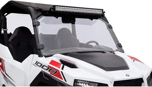 TUSK القابلة للإزالة الزجاج الأمامي الكامل واضحة - مقاومة للخدش - نوبات: Polaris General 4 1000 EPS 2017-2021 in Saudi Arabia
