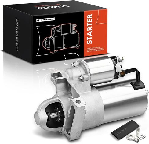 A-Premium Starter Motor متوافق مع شيفروليه Camaro V6 3.8L 95-97 ، Impala 04-05 ، Lumina 96-97 & Pontiac Bonneville 92-03 & Buick & Oldsmobile ، 12v 1.7kw 9 أسنان في الساعة 10465546 in Saudi Arabia