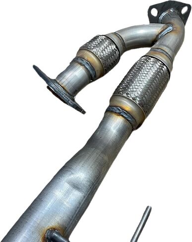 المحول الحفاز مع Flex Y-pipe لعام 2011-2014 Nissan Quest 3.5L-الفولاذ المقاوم للصدأ ، معتمد من OBDII وسهولة مع مجموعة الأجهزة والأداء الصديق للبيئة وموثوقة ودائمة in Saudi Arabia