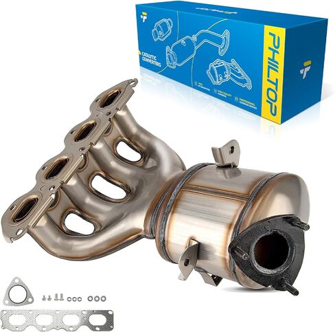 Philtop Front Contenlic Converter Presention Direct-Fit For For 2011-2015 Cruze 1.8L ، 2012-2017 Sonic 1.8L ، 2016 Cruze Limited 1.8L ، 2008 Astra 1.8L استبدال 16657 ، 641449 ، 50511 (EPA متوافق) in Saudi Arabia