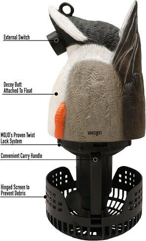 MOJO Outdoors Mallard Lite Duck Decoy | Lifelike Motion Decoys for Duck Hunting | Smooth & Quiet Performance in Saudi Arabia