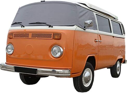 غلاف الصقيع المخصص للاشتعال الشاشة لـ VW Bus Camper Van - 1968 إلى 1979 - نافذة Bay Type 2 T2 (رمادي) in Saudi Arabia