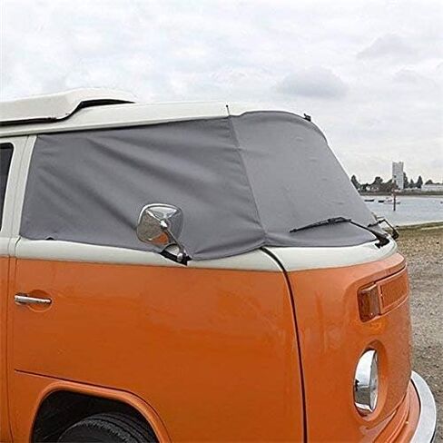 غلاف الصقيع المخصص للاشتعال الشاشة لـ VW Bus Camper Van - 1968 إلى 1979 - نافذة Bay Type 2 T2 (رمادي) in Saudi Arabia
