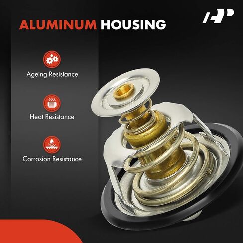 A-Premium Engine Toolant Thermostat مع حلقة O متوافقة مع شيفروليه Impala ، Express 3500 ، K2500 Suburban ، K3500 ، Beretta ، C2500 ، C3500 ، C3500HD ، C8500 ، Cavalier ، Celebrity & Buick Regal in Saudi Arabia