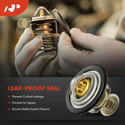 A-Premium Engine Toolant Thermostat مع حلقة O متوافقة مع شيفروليه Impala ، Express 3500 ، K2500 Suburban ، K3500 ، Beretta ، C2500 ، C3500 ، C3500HD ، C8500 ، Cavalier ، Celebrity & Buick Regal in Saudi Arabia