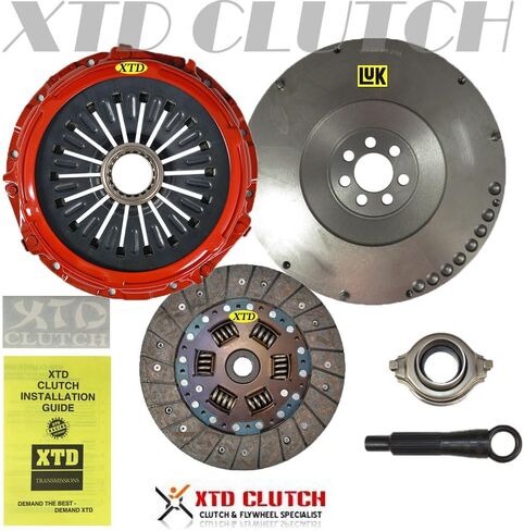 XTD Stage 2 Clutch Kit + Luk Flywheel متوافق مع 2008-2015 Mitsubishi Lancer Evolution X 10 GSR RS 4B11T Turbo 5 سرعات in Saudi Arabia