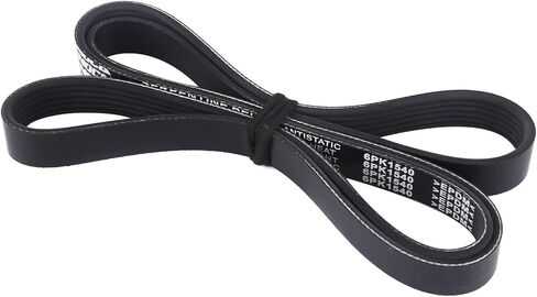 MOCA Serpentine Belt Without AC 6PK1540 Fits 2001-2006 for BMW 325Ci 2.5L & 1998-2000 for Chevrolet Prizm 1.8L & 1998-2008 for Toyota Corolla 1.8L & 1993 for Asuna Sunfire 1.8L in Kuwait