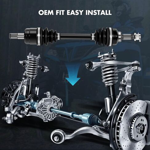 Front CV Axle Drive Shaft Fit for 1988 1990-2000 for H-onda FourTrax 300 42250-HM5-630 42250-HC5-305 (2PCS Front Left/Right） in Saudi Arabia