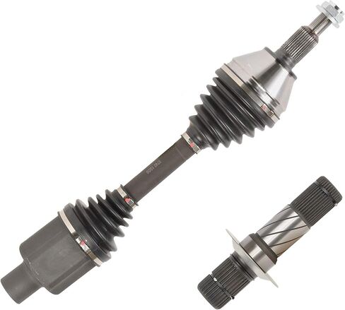 1 New DTA Front Left Side CV Axle + 1 Intermediate Stub Shaft Compatible with 2012-2017 Ram 1500, 4x4, Driver Side in Saudi Arabia