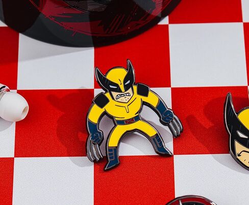Marvel Studios Deadpool & Wolverine 5 قطع مجموعة PIN | إكسسوارات شارة المعادن للحبل ، حقيبة الظهر ، الملابس in Saudi Arabia