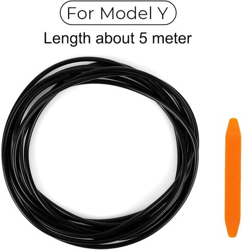 5m Rubber Strips For Model Y Skylight Insulator Sunroof Seal Wind Guards Anti-Dust Waterproof Stickers Car Accessories in Saudi Arabia