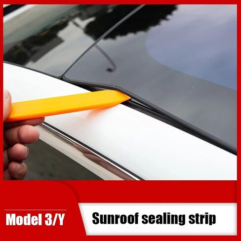 ختم سقف من طراز Skylight Rubber لسيارة 3 Model 3 ملحقات ضوضاء عازل مضاد للماء مقاوم للماء in Saudi Arabia