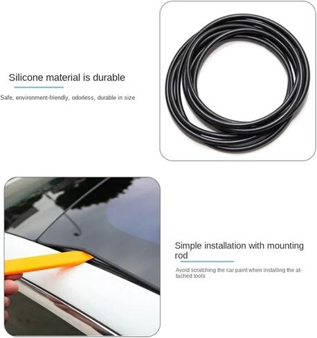 ختم سقف من طراز Skylight Rubber لسيارة 3 Model 3 ملحقات ضوضاء عازل مضاد للماء مقاوم للماء in Saudi Arabia