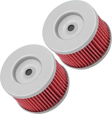 Caltric 2 Pack Oil Filter Compatible with Honda 400 Trx400Ex Trx-400Ex Trx400X Foreman Sportrax 1999-2014 in Saudi Arabia