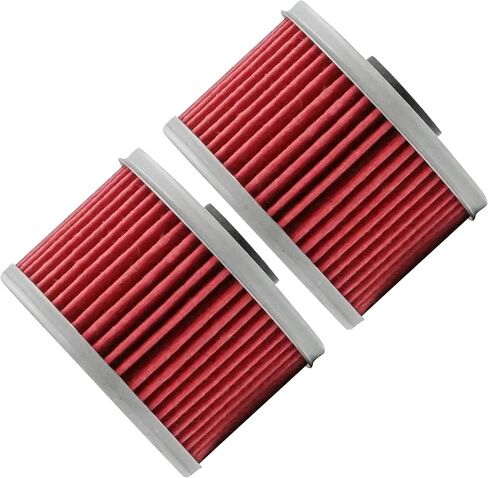 Caltric 2 Pack Oil Filter Compatible with Honda 400 Trx400Ex Trx-400Ex Trx400X Foreman Sportrax 1999-2014 in Saudi Arabia