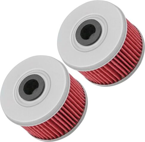 Caltric 2 Pack Oil Filter Compatible with Honda 400 Trx400Ex Trx-400Ex Trx400X Foreman Sportrax 1999-2014 in Saudi Arabia