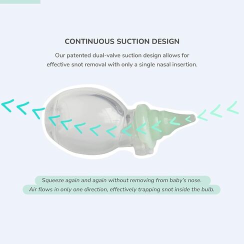 Dr. Rose's Nasal Aspirator for Baby | Baby Nose Sucker and Booger Sucker | Bulb Suction Baby | Nasal Aspirator for Toddler - Pediatrician Designed Baby Aspirator in Saudi Arabia