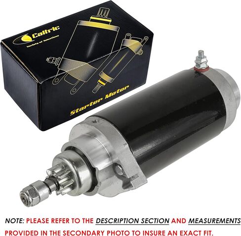 Caltric starter متوافق مع Mercury 125 125HP 125ELPTO 125ELPTO SALTWATR 1.9L 1994-2004 Marine New in Saudi Arabia