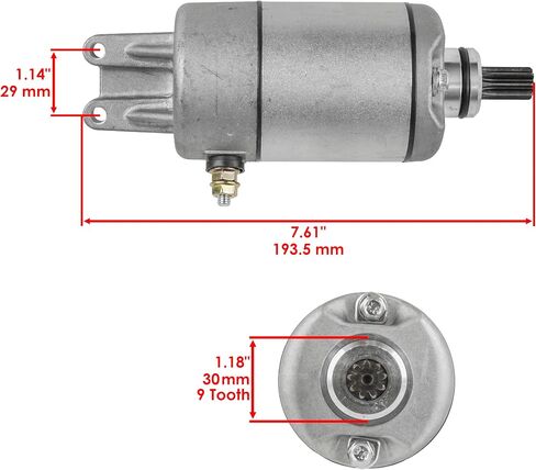 Caltric Starter Bombardier Compatible with Can-Am Outlander 400 / Max 400 2003-2015 in Saudi Arabia
