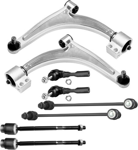 مجموعة التعليق 8-PC FIT 2005-2012 لـ CHEVY لـ MALIBU 2005-2010 لـ Pontiac G6 2007-2009 لزحل Aura Lower Control Arm و Ball Joint INNER TIN END LINC in Saudi Arabia