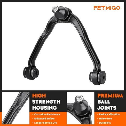 13 Pcs Front Suspension Upper Control Arms with Ball Joint Kit 2002-2006 for Cadillac Escalade AWD, for Chevy Avalanche 1500 4WD, 2001-2006 for Silverado 1500 4WD, for GMC Sierra 1500 Yukon 4WD K80942 in Saudi Arabia