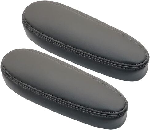 GXARTS Driver and Passenger Side Bottom and Top Lean Back Leather Seat Cover and 2 Foam and 2 Armrest Fit for Chevy Silverado Avalanche Tahoe Suburban GMC Sierra Yukon XL 2003-2006 Dark Gray 692/69i in Saudi Arabia