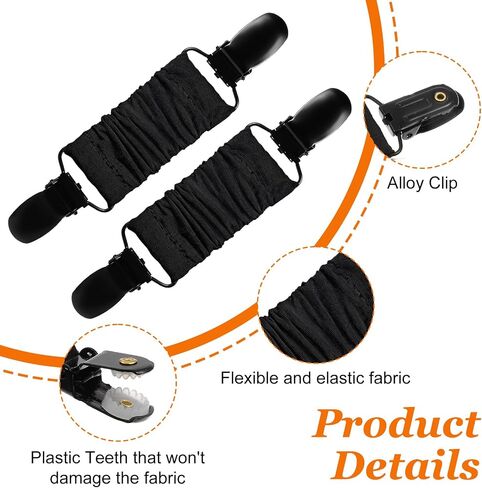 3pcs فستان مقطع سينش ، مقطع Cincher من الخصر الأسود لشال سترة وشاح Cardigan Cardigan Clips قابلة للتعديل in Saudi Arabia