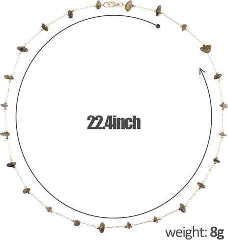 IDEAJOY Pendant Necklace for Women Cross Daisy Moon Choker Multi-shape Natural Stones Multi-color Round Natural Stones Necklace for Women Fashion Dainty Jewelry Accessories in Saudi Arabia