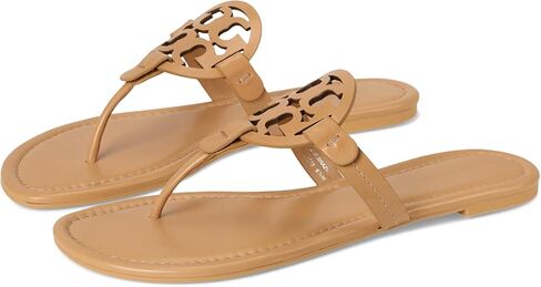 Tory Burch Women's Miller Flip-Flop ، Honeycomb Tan ، 9.5 in Kuwait