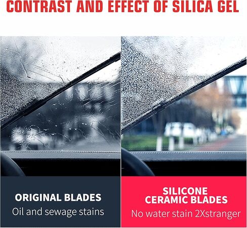 26 "+20" سيليكون الزجاج الأمامي بديل شفرات تويوتا كامري 2020-2018 ، فورد إيدج 2014-2007 ، تويوتا هايلاندر 2019-2008 شفرات ممسحة أصلية جودة المصنع (حزمة 2) U/J Hook in Kuwait