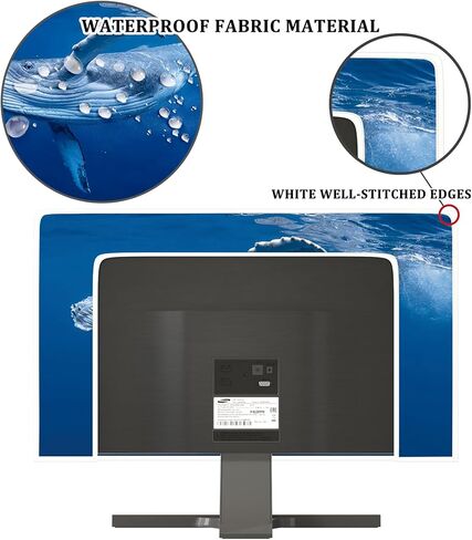 Baocicco Owl Waterproof 22, 23, 24, 25 Inch Anti-Static Dustproof LCD/LED/HD Natural Animals Desktop Computer Monitor Cover Monitor Accessories Laptop TV LCD Screen Decoration for Tablet in Kuwait