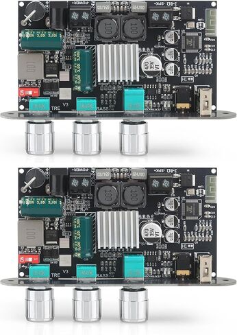 ZK-1001B Mono Bluetooth Amplifier Board with TPA316D2 Chip, Wide Voltage Input 12-24V Peak Output Power 100W, with TWS Pairing Function, Black (ZK-1001B) in Saudi Arabia