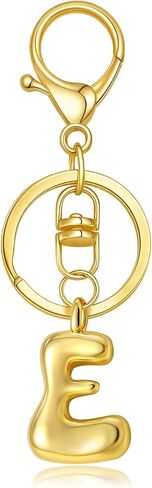 Gold Letter Keychain for Women Cute Small Initial Keychain Charms for Purses Bags Handbags Wallet Backpack Accessories in Saudi Arabia