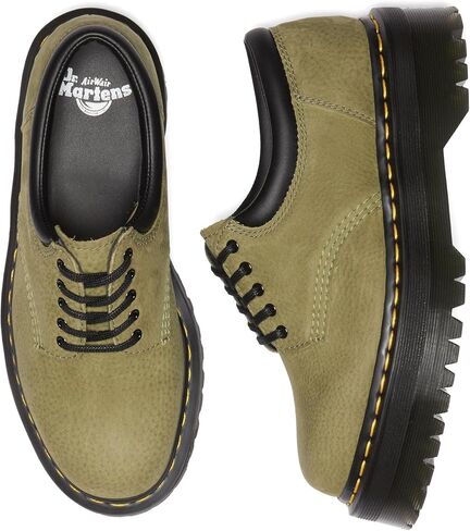 Dr. Martens 8053 Quad - Shoes for Women - Leather Upper - Padded Collar - PVC Midsole - Air-Cushioned Outsole Vintage Taupe UK 9 (US Men's 10, US Women's 11) Medium in Saudi Arabia